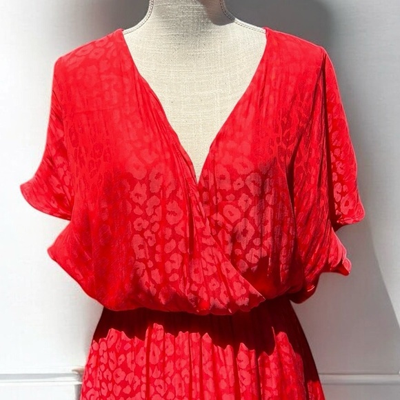 🌻 Show Me Your Mumu Sandrine Ruffle Dress Size Large - Picture 5 of 11